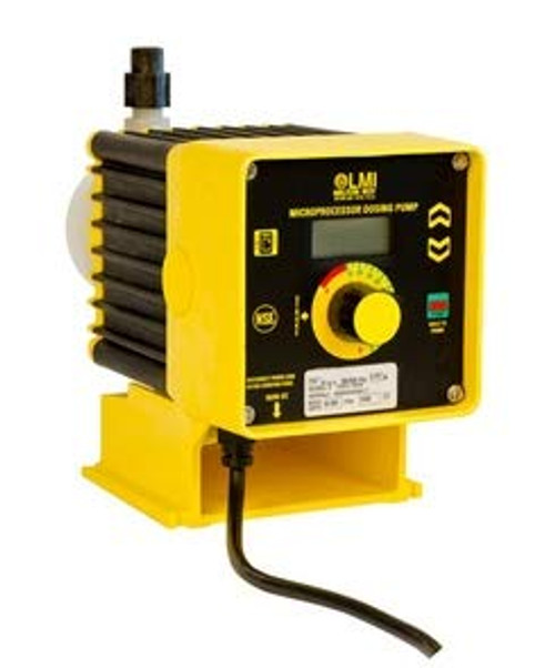 LMI Pump Model C121-362SI. 4.0gph / 100psi max. 4FV.375 OD tubing. Includes Injection Valve, Foot Valve, Weight, and tubing.