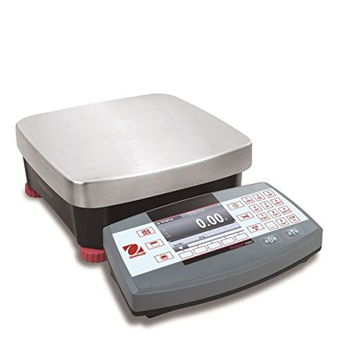 Ohaus R71MD3 Die Cast/Stainless Steel Ranger 7000 Compact Bench Scale, 3 kg Capacity, 0.0001 lb. Readability