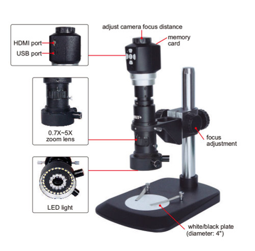 INSIZE ISM-DM40 DIGITAL MEASURING MICROSCOPE?Magnification 15X~205X (on 19" monitor)