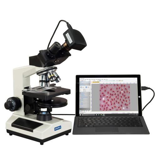 OMAX 40X-2000X Super Speed USB3 10MP Binocular Plan Phase Contrast Microscope with Turret Phase Disk