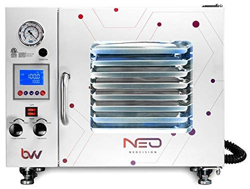 0.9 Cubic Foot BVV Neocision Certified Lab Vacuum Oven, 5 Wall Heating, LED's, 8 Shelves Standard