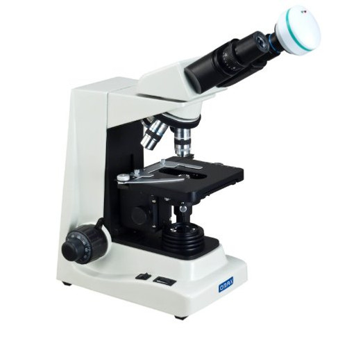 OMAX 40X-1600X Advanced PLAN Darkfield Binocular Compound Microscope with 2.0MP USB Camera and Extra Bright Oil Darkfield Condenser