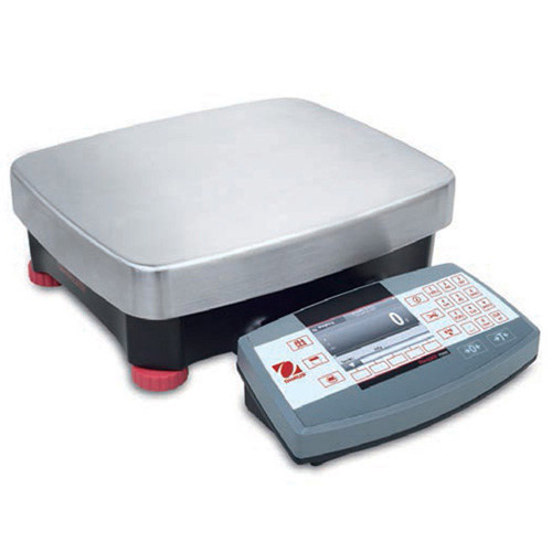 Ohaus R71MD35 Die Cast/Stainless Steel Ranger 7000 Compact Bench Scale, 35 kg Capacity, 0.001 lb. Readability