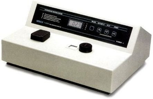 UNICO S-1100RS Model 1100 Visible Spectrophotometer, 10 nm Band Pass, Wavelength Range 335-1000 Preset at 110V