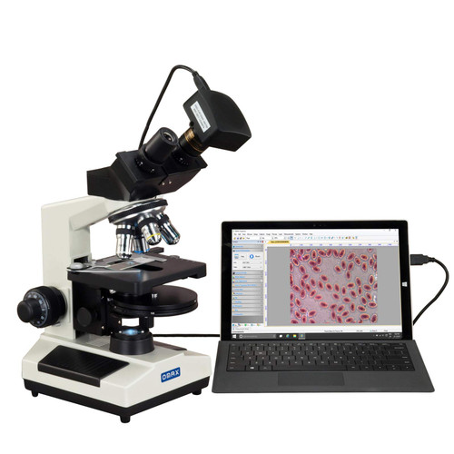 OMAX 40X-2000X Super Speed USB3 14MP Binocular Phase Contrast Microscope with Turret Phase Disk