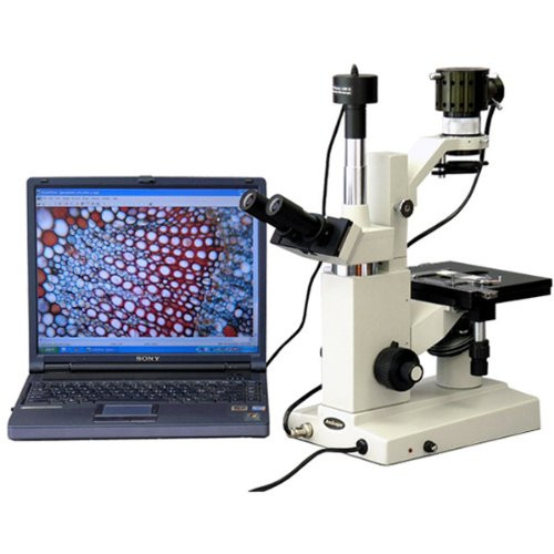 Inverted Tissue Culture Microscope 40X-640X + 5MP Digital Camera-1570218334