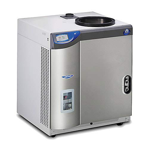 Labconco 701212270 Free Zone Console Freeze Dryer with PTFE-Coated Stainless Steel Coil, Purge Valve & Mini Chamber, 12 L Capacity, -50 Degree C, India Plug, 230V, 50 Hz, 9A