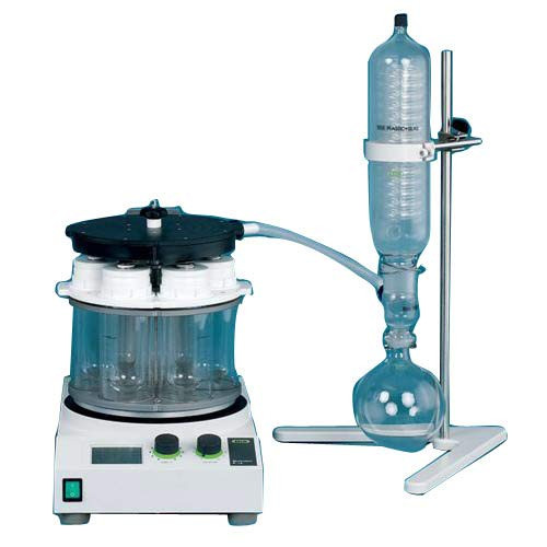 Buchi Multivapor MP22099S00 P-6 Series Evaproator without Safety Shield, Configuration without Tube Adapters, Type S Condenser, No Flask, No Pump, 0.5-30ml Volume, 100/120V