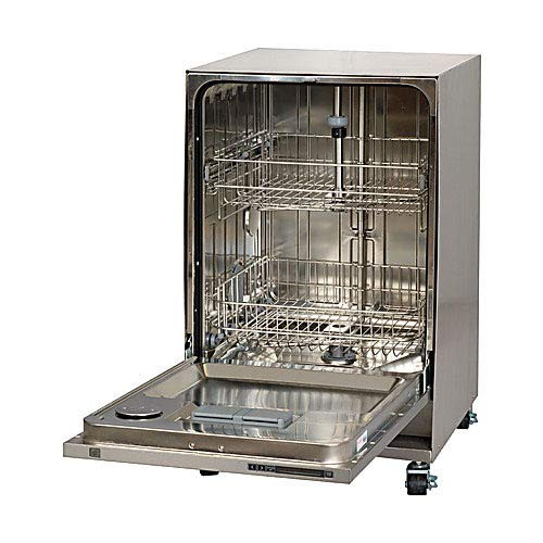 SP Scientific UCW-HA30101 Freestanding/Mobile Glassware Washer with DI Rinse, Standard Racks, Spindle Rack Ready, High-Perform Pump, 115V, 60 Hz, 15A, Stainless Steel