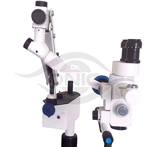 Wall Mount Ophthalmic Operating Microscope 5 Step,0-180° Inclinable Binoculars with Advanced LED Illumination ISO CE Dr.Onic