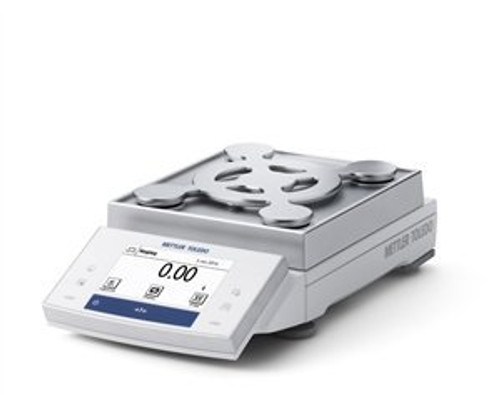 Mettler Toledo Excellence XS-S 11130183 Model XS6002SDR DeltaRange Precision Balance with Small Platform, 1200g/6100g Capacity, 10mg/100mg Readability