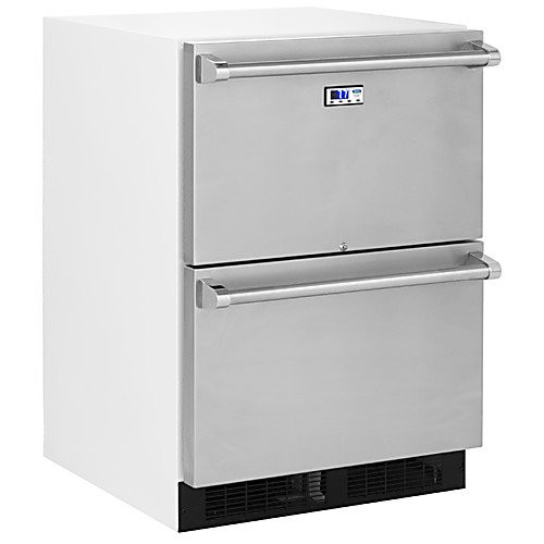 Marvel/Div Northland MS24RDS4NS Drawer Refrigerator, 4.7 cu. ft. Capacity, White with Stainless Steel Drawers, Frost Free, 115V/60 Hz