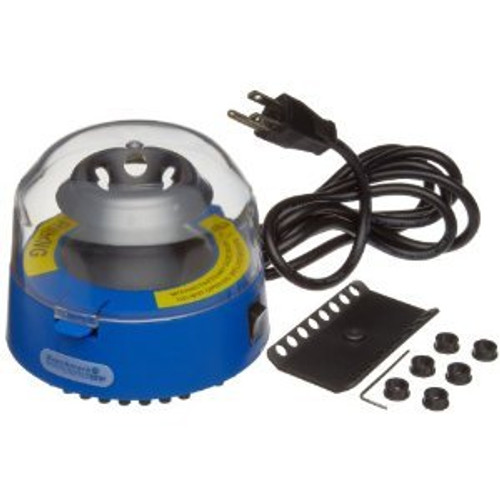 Benchmark Scientific Blue mini-centrifuge with 2 rotors