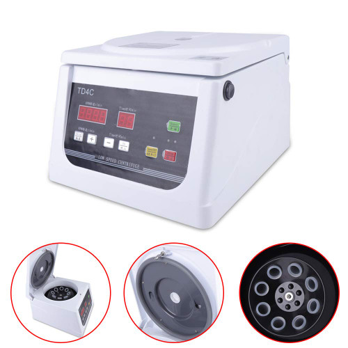 Low Speed Centrifuge, 815ml Desktop Electric Centrifuge Machine, Speed 4000rpm Medical Beauty PRP Lab Blood Centrifuge Separator Laboratory Medical Practice Supplies Device