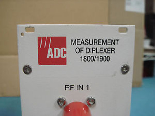 ADC 1800/1900 Used Measurement of Diplexer