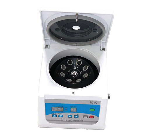 PRP Centrifuge - TD4C Medical Beauty Blood Centrifugal Machine with Digital Display Laboratory Low Speed Benchtop Centrifuges 8 x 10/15ml 100-4000rpm