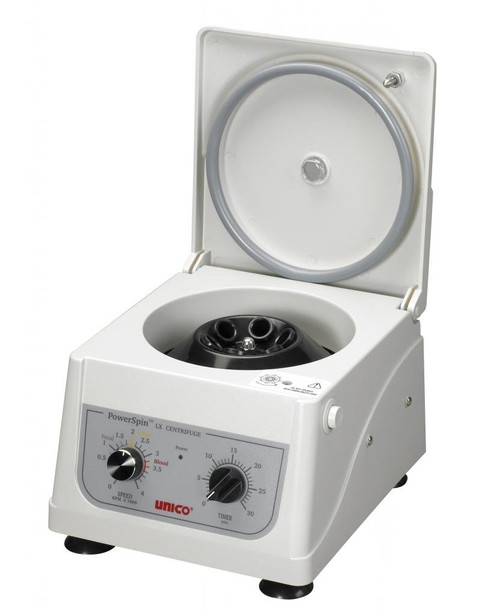 UNICO Powerspin Lx With 8 Place Rotor, Variable Speed 300 - 4,000 Rpm, 30 Min Timer, 8X10Ml Capacity 110 V C858