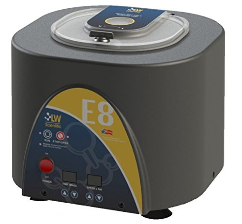 LW Scientific E8C-U8AD-15T3 Digital Speed E8 Centrifuge, Angled 8-Place with Timer, 110/220V