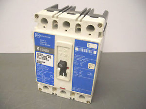 CUTLER-HAMMER CIRCUIT BREAKER CATED3125W 125A/240V/3POLE