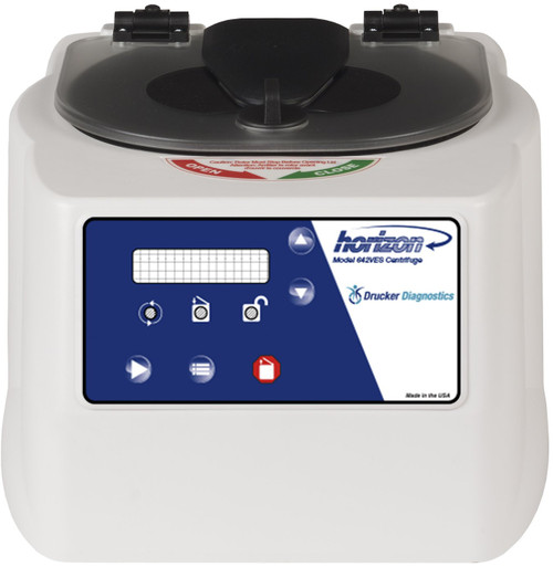 Drucker Diagnostics 00-024-009-003 Drucker Diagnostics 642VES FA Adjustable, Programmable Fixed Angle Centrifuge with Digital Display, Glass Fiber Reinforced Nylon, high-Impact Polycarbonate