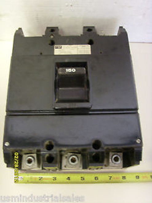 FPE 150 A AMP 3 POLE CIRCUIT BREAKER TYPE NJL, NO. LJ1397, 600VAC