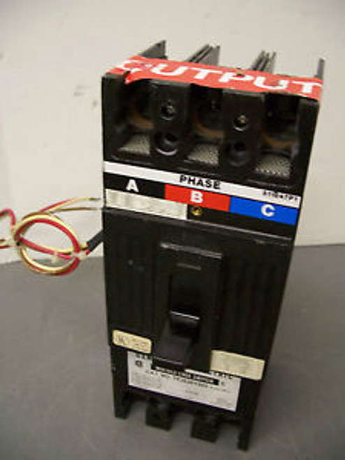 GE CIRCUIT BREAKER W/ SHUNT TRIP CATTFJ236Y225 225A/600V/3POLE