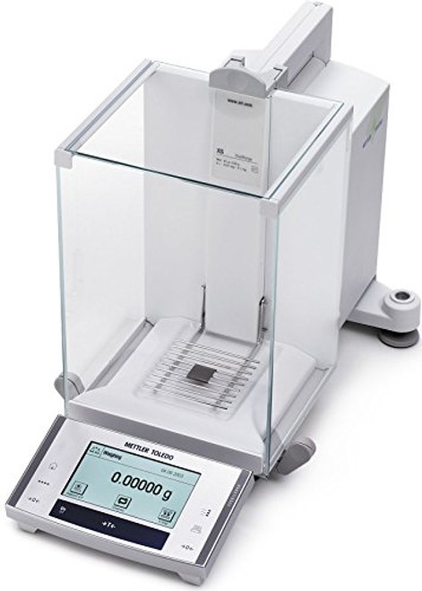 Mettler Toledo Excellence XS 11106009 Model XS105DU DualRange Analytical Balance, 41g/120g Capacity, 0.01mg/0.1mg Readability