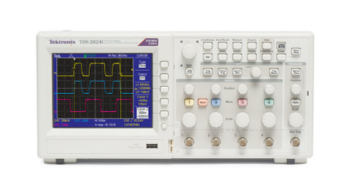 Tektronix TDS2024C 200 MHz, 4 Analog Channel, Oscilloscope, 2 GS/s Sampling,