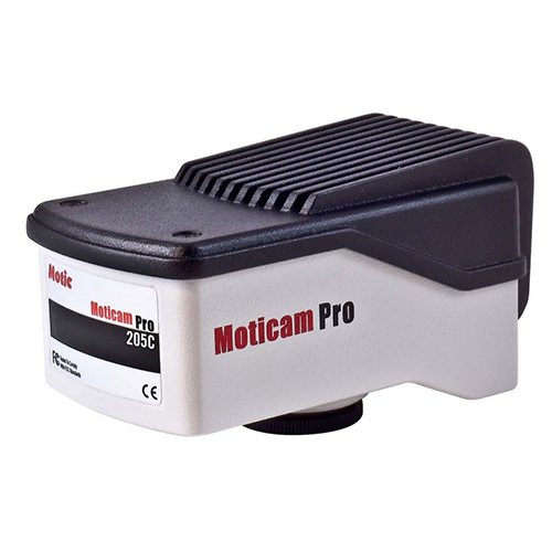 Motic 1100600120343 Series Moticam Pro 205C CCD Monochrome Scientific Camera, 1.4 Megapixel, 1/2" Sensor Size