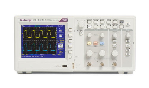 Tektronix TDS2022C 200 MHz, 2 Analog Channel Oscilloscope, 2 GS/s Sampling,