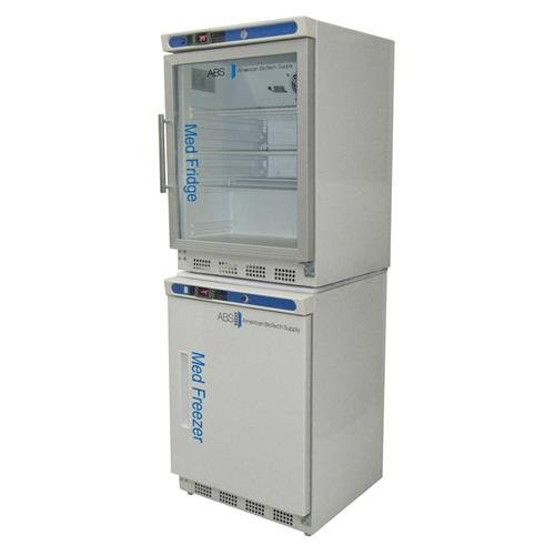 American BioTech Supply PH-ABT-HC-RFC9 Premier Pharmacy Combination Refrigerator/Freezer, 2 Solid Doors, 9 cu. ft. Capacity, White