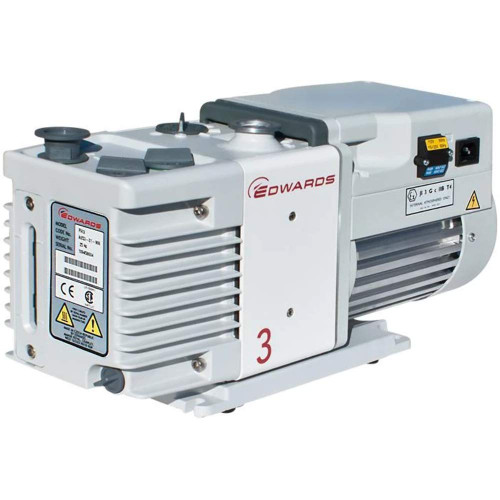 Edwards RV3 Vacuum Pump, Single Phase, 115/230 V, 50/60 Hz, Factory set to 115V for USA, Hydrocarbon Oil, A65201906