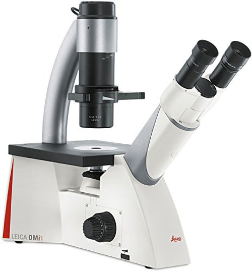 Leica Microsystems 11526208 DMi1 Inverted Microscope with 18 mm Field of View, 2 Phase Slider, S80 Condenser, HI Plan and Phase Contrast Objectives