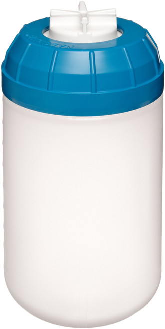 Nalgene 3141-1006 Polypropylene Copolymer 1000mL Centrifuge Bottle with Polypropylene-Ether Screw Closure/Red Silicone Gasket (Case of 6)