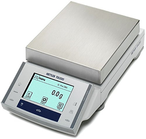 Mettler Toledo XS4001S Excellence XS-Series Standard Level Toploader Balance, -0.06 g Linearity, 4100 g Capacity, 0.1 g Readability, 193.67 mm Width x 95.25 mm Height x 365.12 mm Depth