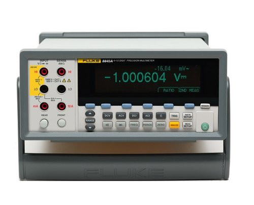 Fluke 8845A 120V 6.5 Dual Digital Display Precision Multimeter, 35 PPM, 0.0035 Percent Accuracy, 100 pA Resolution, Includes ISO 17025 Accredited Certificate of Calibration