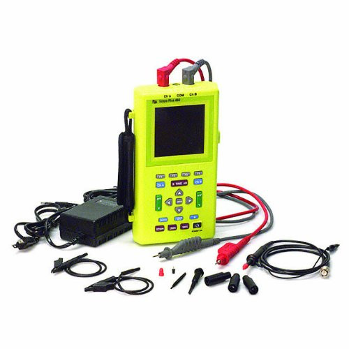 TPI 460 Dual Input LCD Oscilloscope with True RMS digital Multimeter, Ni-MH 1.2V X 4 Battery, 20 MHz Bandwidth