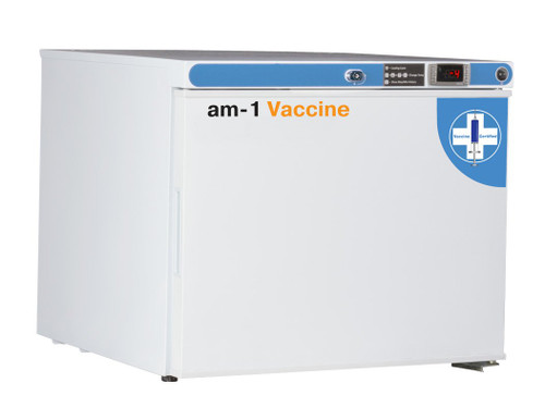am-1 AM-VAC-CT-FSP-01 Counter Top Vaccine Freezer, Vaccine Premium 1.7 cu. ft,20.4" H, 23.75" L, 23.75" W, White