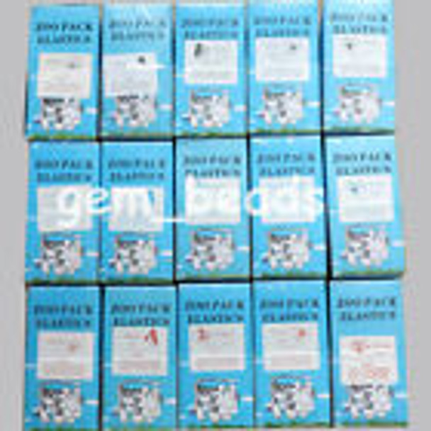 100 Box Dental Ortho Rubber Band Elastics Latex Brace 15 Size Choose 5,000Pc/Box