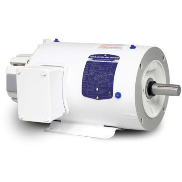 Baldor-Reliance Washdown Motor Idwnm22937T, 3 Phase, 7.5 Hp, 1765 Rpm, 230/460 Volts, Tenv, 254Tc Fr