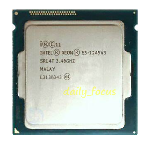 Processeur Intel Xeon E3-1245 V3 3.40GHz - Socket LGA1150 - 4 Cœurs - Occasion Fonctionnel