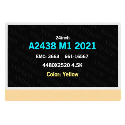 For iMac A2438/A2439/A2874 2021-2023 (EMC:3663/3664/8207) LCD
