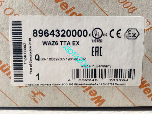 Waz6 Tta Ex New Weidmuller Router Network Plc Module - SPW Industrial