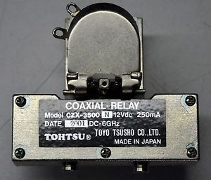 Tohtsu Czx3500N Dc 6 Ghz, 12 Vdc Rf Microwave Relay Switch Ham Radio