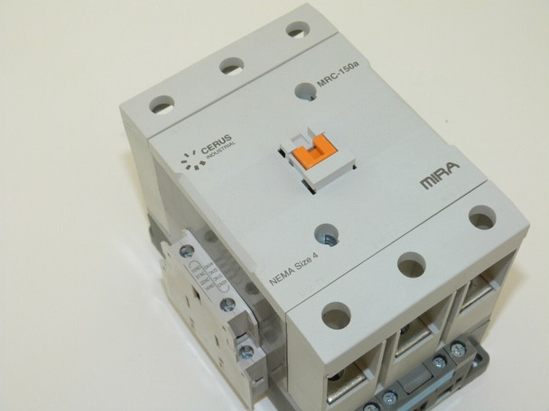 Cerus MRC Contactor 3p 150a 120v Coil 2NO 2NC Auxiliary NEW