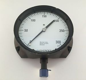 Buy Ashcroft Bronze Tube Brass Socket 300PSI Pressure Gauge 601379