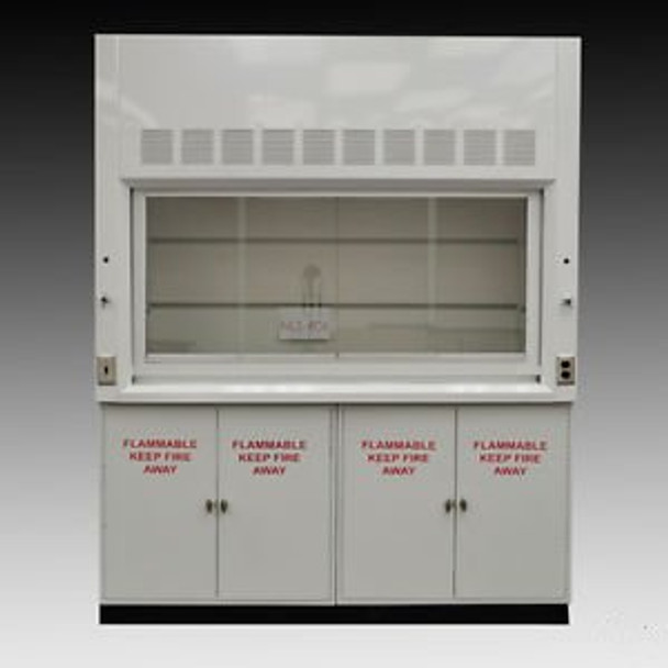 - Laboratory  Chemical Fume Hood 6 & Flammable Cabinets.