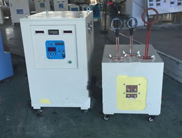 100KW 5-20KHz Dual Station Mid-Frequency Induction Heater Quenching Hardening