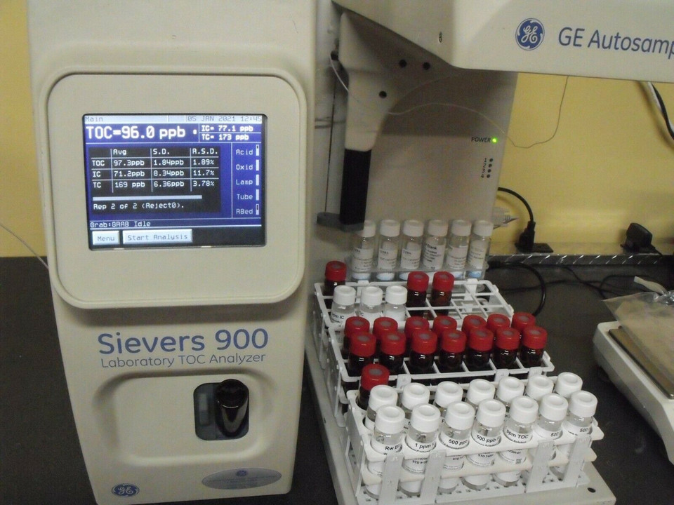 Ge Sievers Suez Toc 900 Laboratory Toc Analyzer Autosampler W/ Software