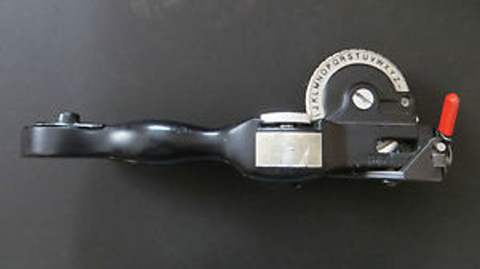 Panduit Meht Metal Embossing Hand Tool SPW Industrial